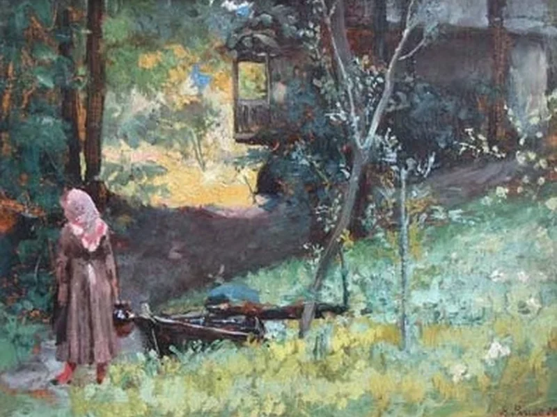 1858-Angelo Pascal - Nel bosco